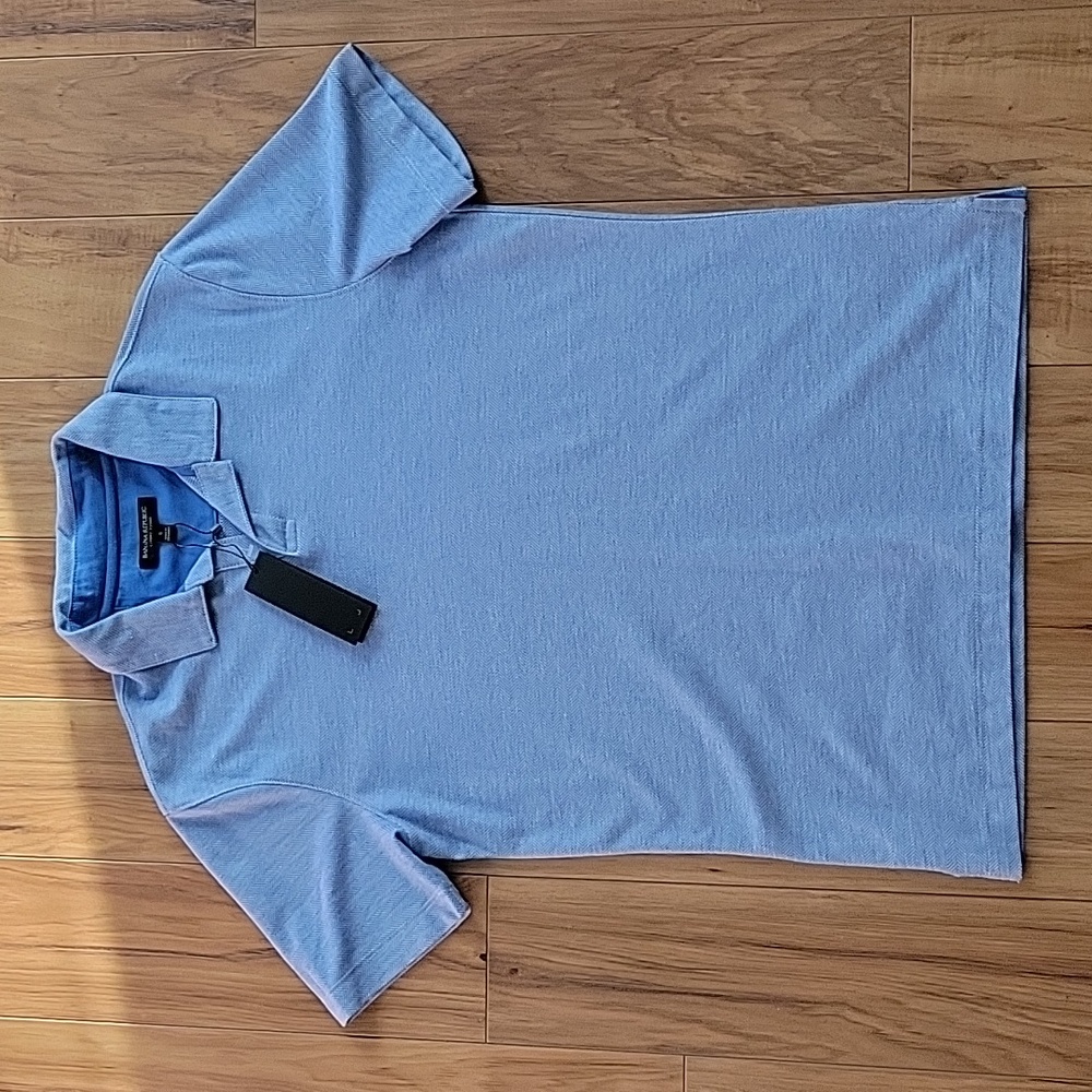 Banana Republic Herringbone Luxe Touch Polo
